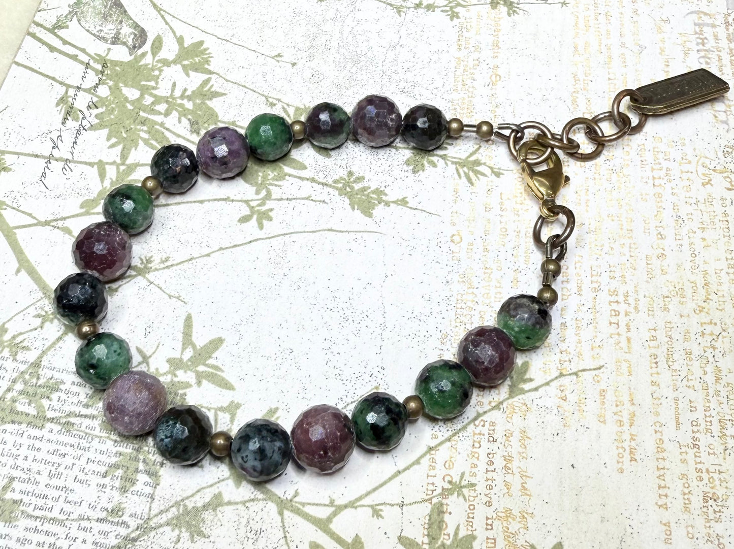 Premium Ruby and …Ruby zoisite