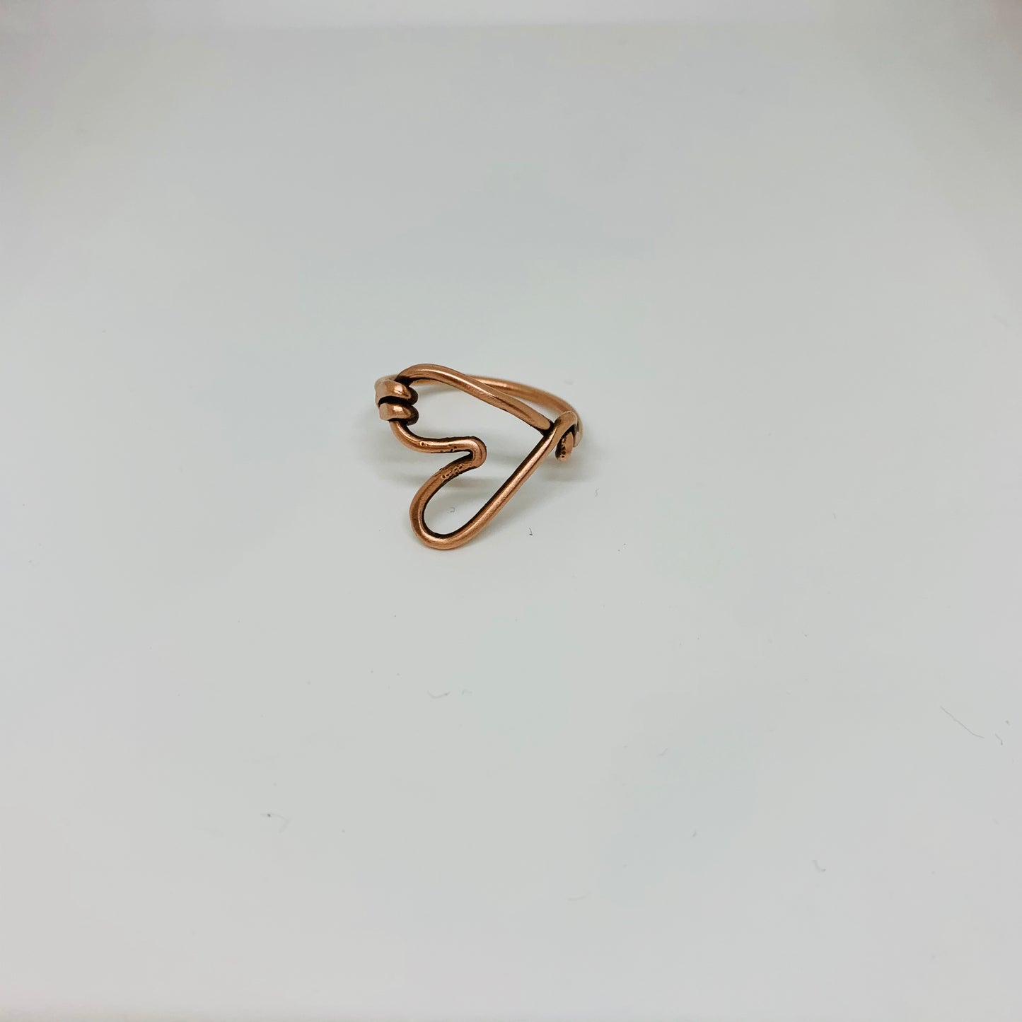 Copper Heart Ring