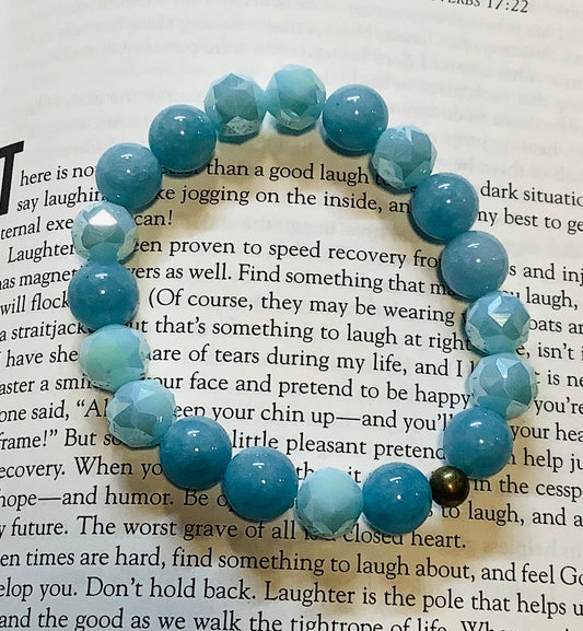 Jade and Crystal bracelet