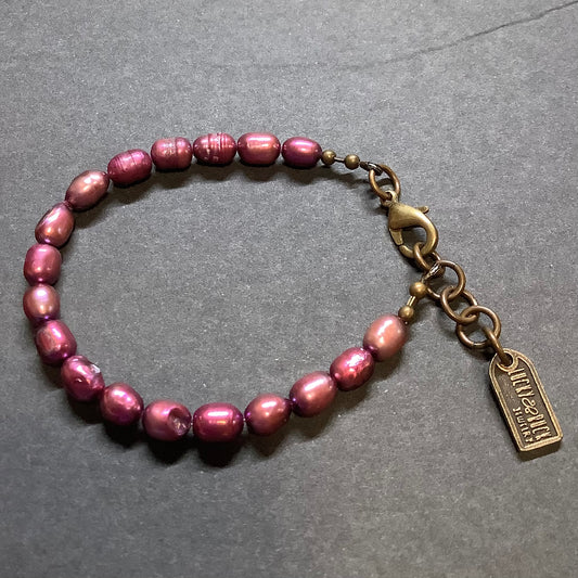 Pink imperfections bracelet