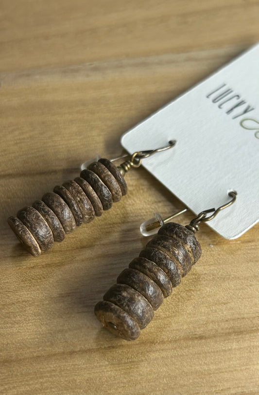 Coconut earrings