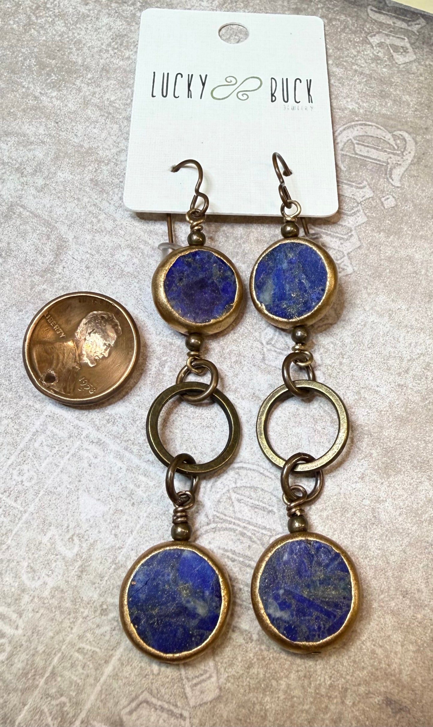 Lapis Double Play earrings
