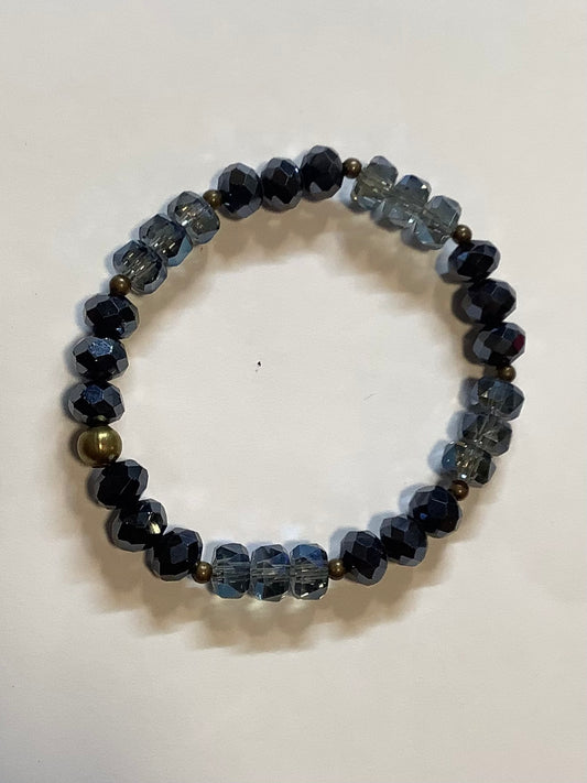 Navy and Montana blue bracelet