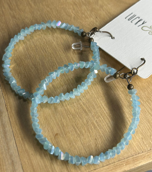 Perfect Tiffany blue hoops