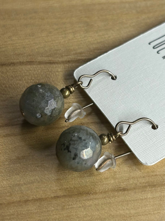 Mystic Labradorite earrings