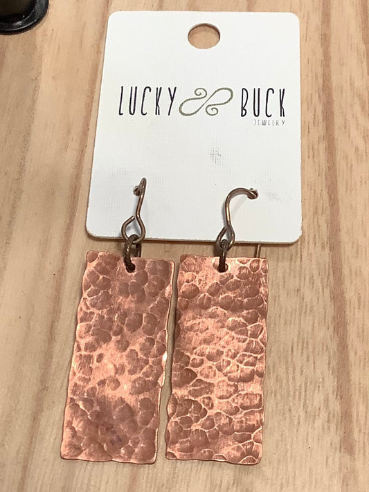 Copper earrings